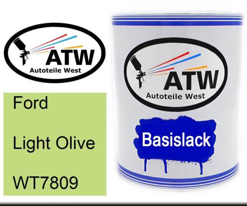 Ford, Light Olive, WT7809: 1L Lackdose, von ATW Autoteile West.